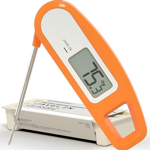 Lavatools Javelin® Ultra-Fast 3-Second Digital Instant Read Meat Thermometer by Lavatools
