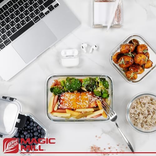 Magic Mill 24-Piece Borosilicate Glass Food Storage Set