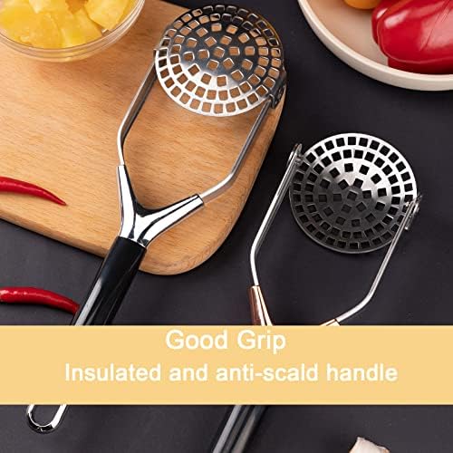 Mashed Potato Masher Stainless Steel Foldable Non Stick 12 Inch Long