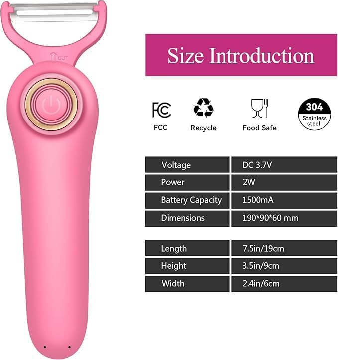 3-in-1 Electric Peeler | Auto Blade - Image 2