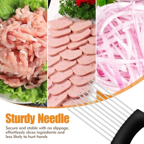 Onion Holder for Slicing, Stainless Steel Onion Slicer, Onions Slicer