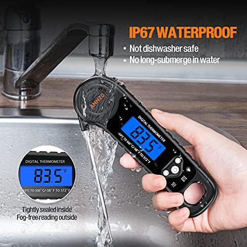 AMMZO Digital Meat and Candy Thermometer
