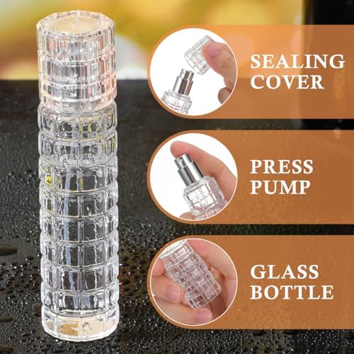 Ipetboom Crystal Glass Bitters Spray Bottle, 30ml