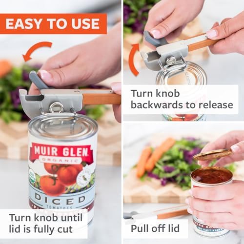 Full Circle Smooth-Edge Stainless Steel Can Opener