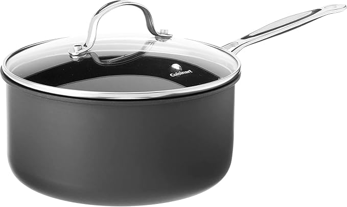 Cuisinart Chef's Classic Non-Stick 3-Quart Nonstick-Hard-Anodized, Saucepan by Cuisinart