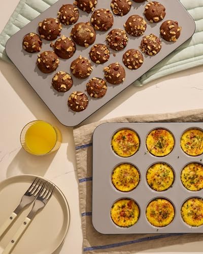 Caraway 24-Cup Non-Stick Ceramic-Coated Mini Muffin Pan