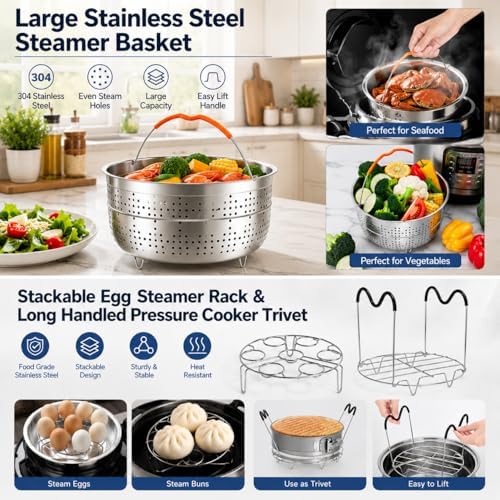 Accessories for Instant Pot, 73 PCS Accessories for Pressure Cooker