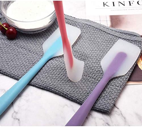 Silicone Spatulas Set of 4 - Heat Resistant Non-Stick Flexible Rubber