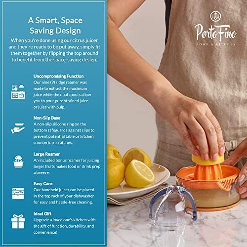 PortoFino Citrus Juicer with Measuring Cup, 8oz