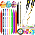 10-Piece Dual-Sided Edible Food Markers, Fine and Thick Tips