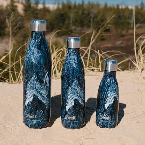 S'well Azurite Marble Water Bottle - 9 oz, Stainless Steel