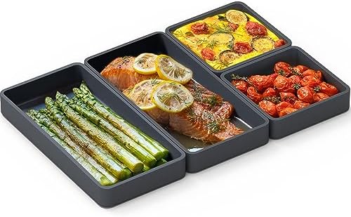 Cheat Sheets - Original Silicone Sheet Pan Dividers For Cooking & Meal