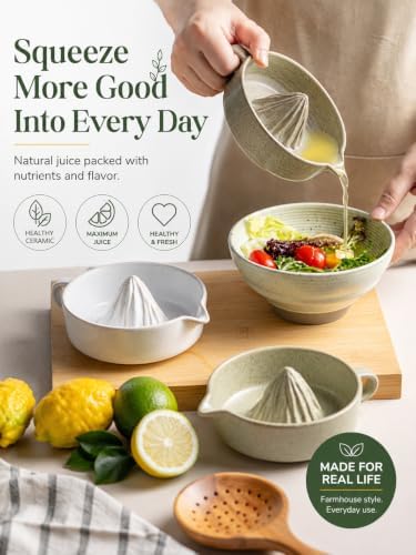 Ceramic Lemon Squeezer Reamer