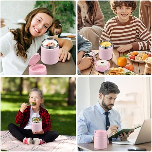 17oz Soup Thermo for Hot Food Kids,Insulated Food Jar with