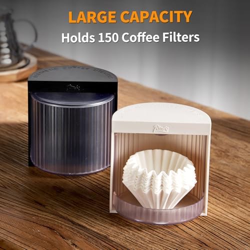Bincoo Rotatable Coffee Filter Holder,Basket Filter Paper Storage