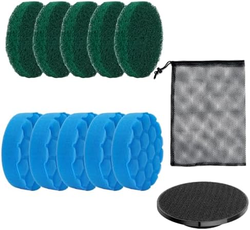 Electric Spin Scrubber Replacement Brush Heads, 10-Piece Set