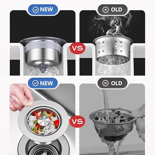 Kitchen Sink Drain Stopper Black Sink Strainer Kitchen Sink Drain