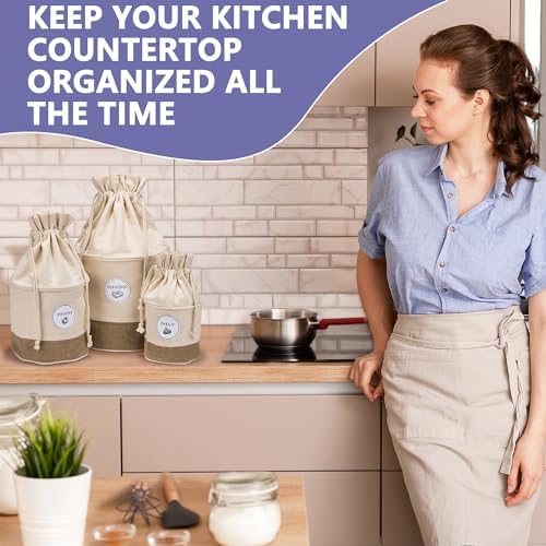 Meraki Home Potato Onion Garlic Storage Containers - Farmhouse Kitchen