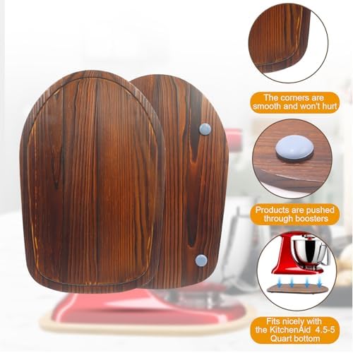 Mixer Slider Mat for Kitchen Aid 4.5-5 Qt, Brown