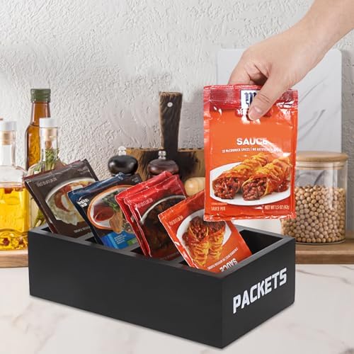 BSTKEY Seasoning Packet Organizer, Food Packet Storage Organizer with