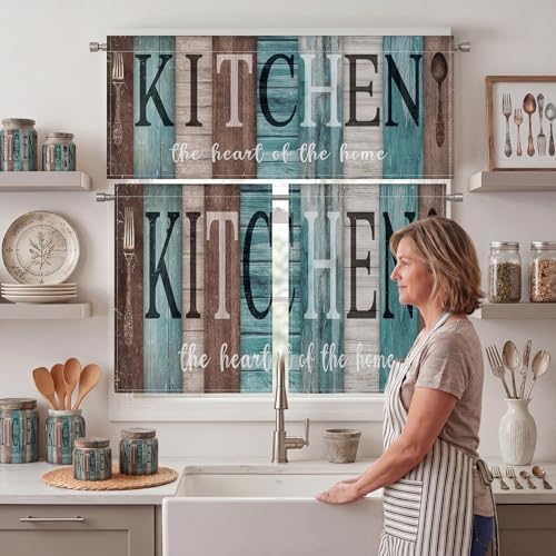 Britimes Kitchen Decor Sets, 13 Pack, Farmhouse Teal Turquoise