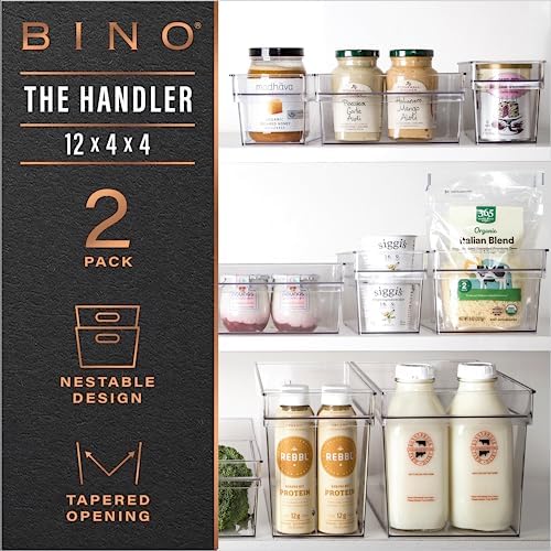 BINO | Plastic Storage Bins, Small - Shallow | THE HANDLER COLLECTION