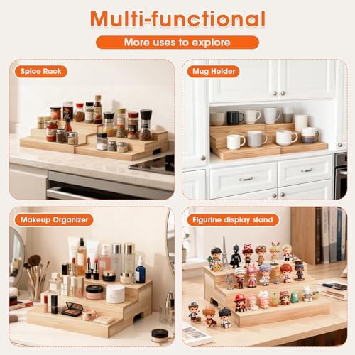 Expandable Can Rack Organizer for Pantry Fits Up to 24 Canned Food