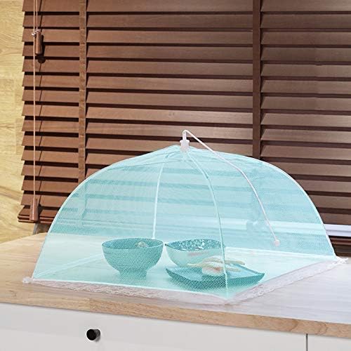 Pop-Up Mesh Screen Tent Umbrella, SPANLA 8 Pack Colored Food Cover Net - Image 5