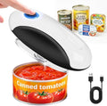 Electric Can Opener, USB-C Rechargeable One Touch Hands Free Automatic