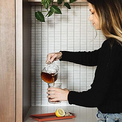 Fellow Hand-Blown Glass Coffee Carafe, 16.9 oz Pour Over Server