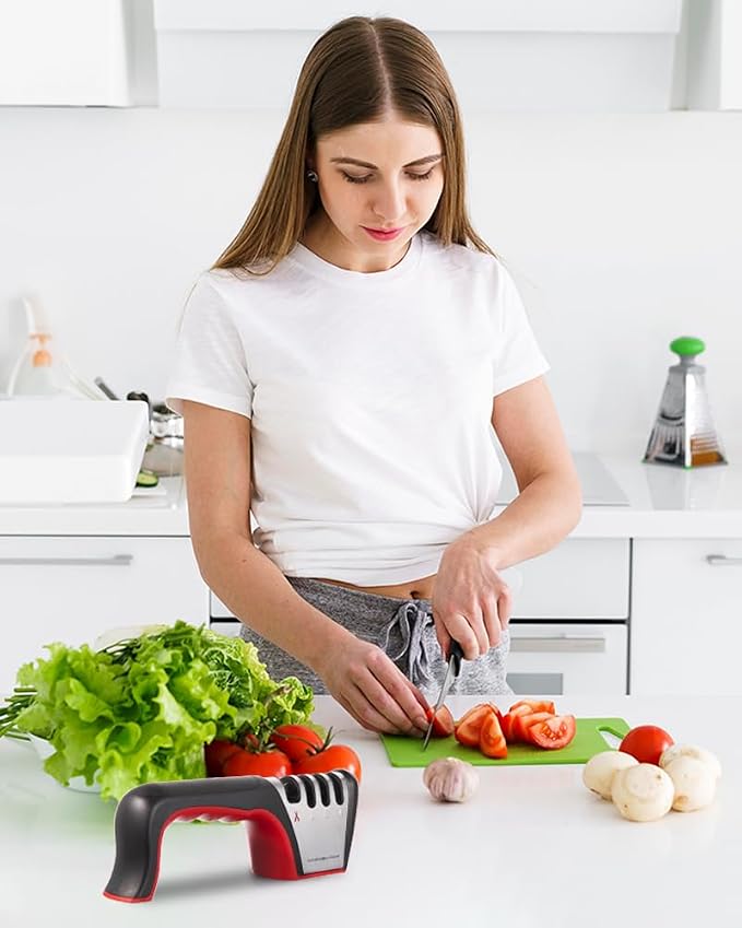 Brigii 4-in-1 Knife Sharpener, Kitchen Knife Accessories - Image 6