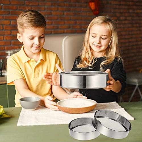 Patelai 3 Pcs Stainless Steel Flour Sifter