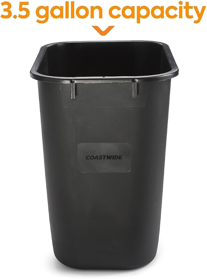 COASTWIDE Professional™ Indoor Trash Can Without Lid, 3.5 Gallon - Image 3