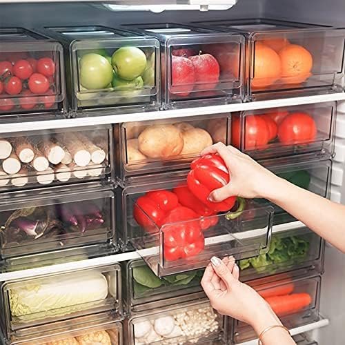 YekouMax Pantry Organizers and Storage Bins, Refrigerator Organizer