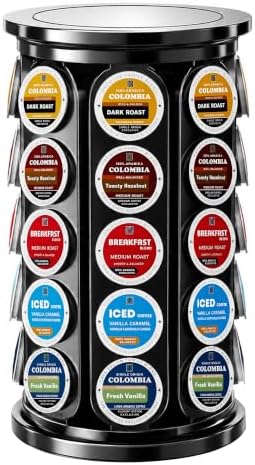 K Cup Holder for 40 Keurig Pods, Black