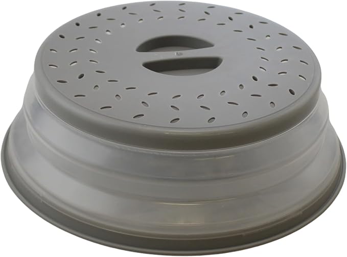 Dependable Industries' 2-in-1 Collapsible Microwave Splatter Guard Cover & - Image 2