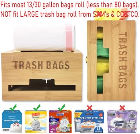 Trash Bag Dispenser with Handles