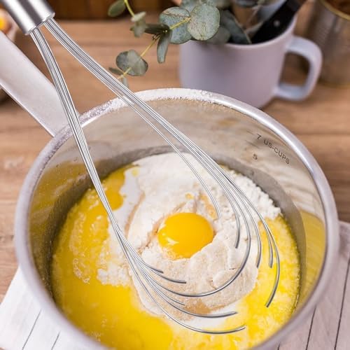 Flat Whisk Stainless Steel Flat Whisk for Cooking Kitchen Flat Wire