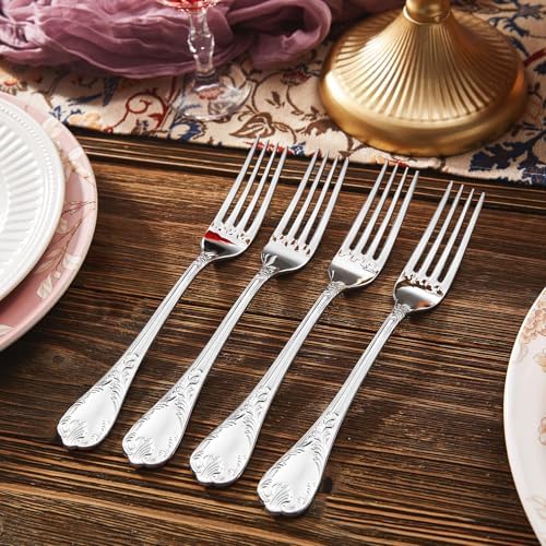 KEAWELL Premium Regalia 4-Piece 8-Inch Dinner Fork Set