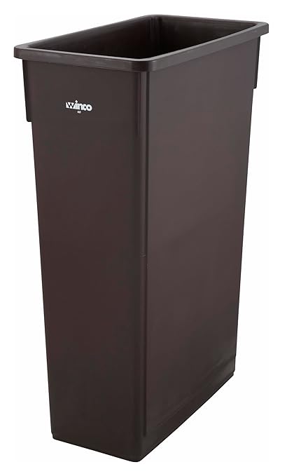 Winco Slender Trash Can by Winco