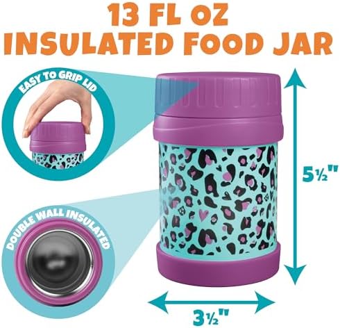 Bentology Kids Insulated Lunch Box Set with thermos Food Jar and Ice