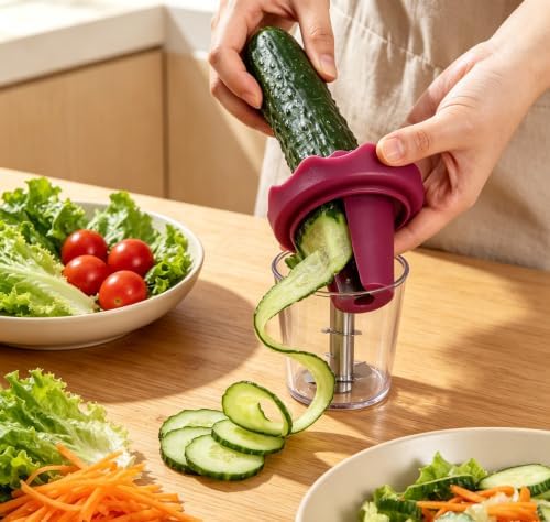 Manual Vegetable Spiralizer and Curler