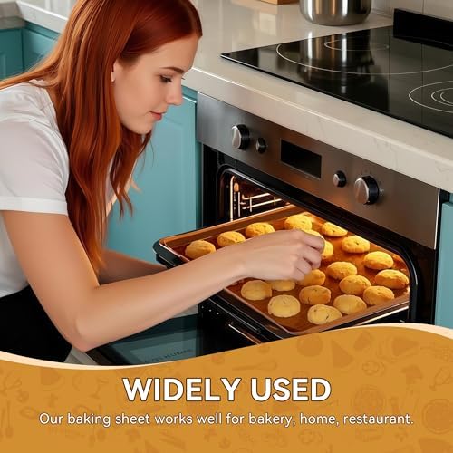 3Pcs Reusable Teflon Parchment Paper Baking Sheets, 12x16 inch Baking