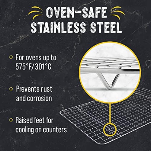 Checkered Chef Cooling Racks for Cooking and Baking - Cooling Wire