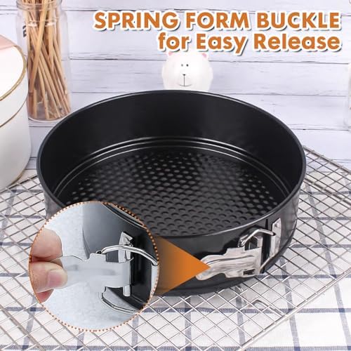 Springform Cake Pan Set, Non-stick 6pcs(7 8 8.5 9.5 10 11Inch)