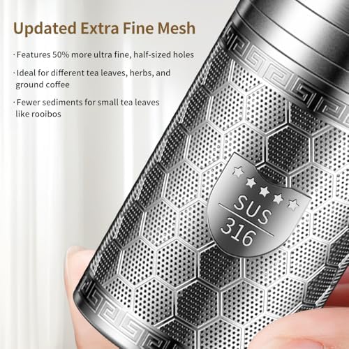 Mini Tea Infuser, Extra Fine Mesh Tea Infusers for Loose Tea, 316