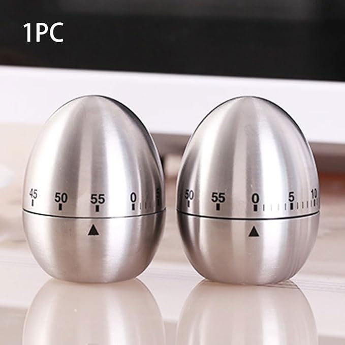 Kitchen Timer for Cooking, Egg Kitchen Timer Stainless Steel Mechanical - Image 5