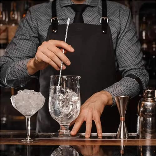 Stainless Steel Measuring Cup With Mixing Spoon Cocktail Jigger 2.5 Oz