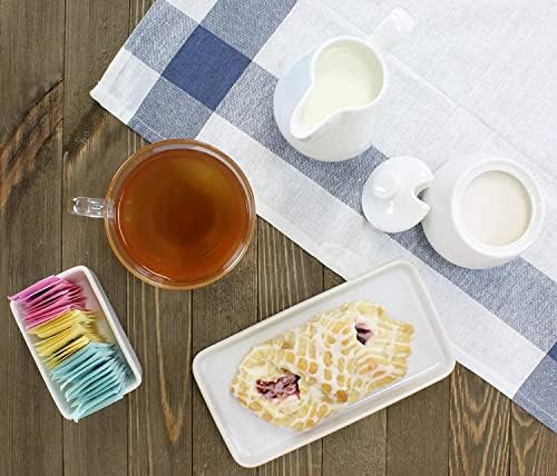 Darware Sugar and Creamer Set; 3-Piece Set w/Cream Pitcher, Sugar