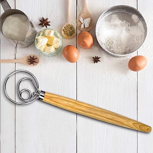 Danish Dough Whisk, Sourdough Tools For Bread Mixer,Sourdough Starter